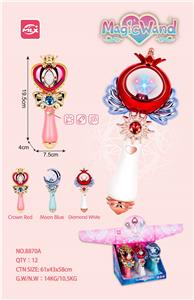 女孩声光音乐魔法棒（包电）（9PCS） - OBL983966