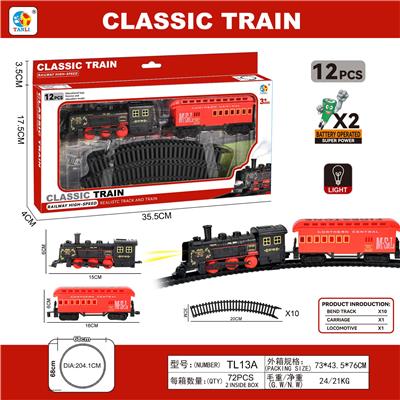 单节车厢古典轨道火车 - OBL984046