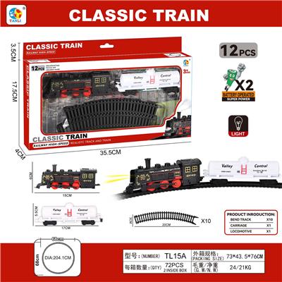 单节车厢古典轨道火车 - OBL984047