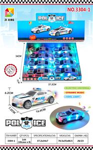 电动七彩灯光明苯警车 - OBL984460