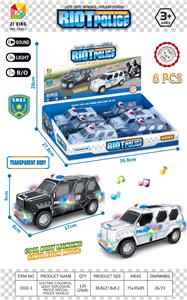 电动明苯七彩灯光特警车 - OBL984472