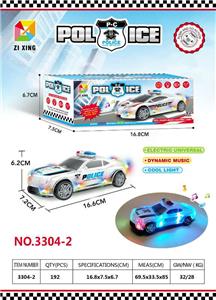 电动七彩灯光明苯警车 - OBL984476