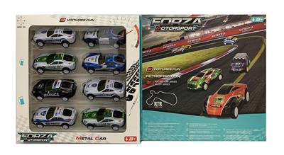 8款混装回力弹跳翻斗轻合金警车 - OBL985288