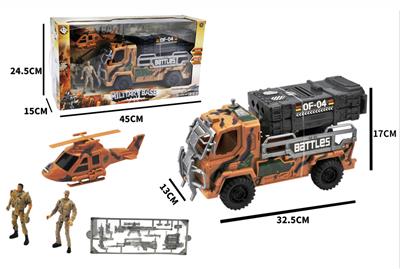 军事套装/滑行小飞机（带灯光声音） - OBL986745