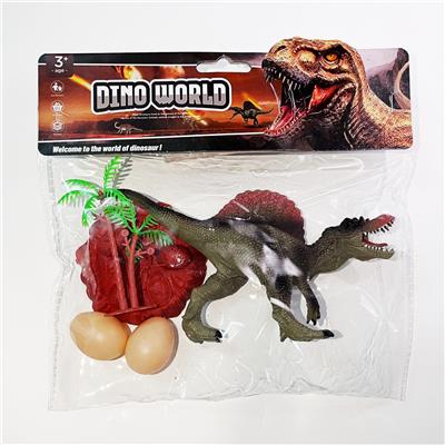 pvc恐龙套装脊背龙单只恐龙一个蛋巢两颗蛋一棵树（12款可混装） - OBL986891