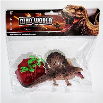 pvc恐龙套装异齿龙单只恐龙一个蛋巢两颗蛋一棵树（12款可混装） - OBL986896