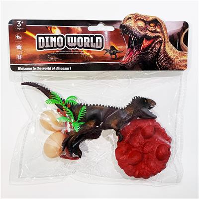 pvc恐龙套装巨兽龙单只恐龙一个蛋巢两颗蛋一棵树（12款可混装） - OBL986897