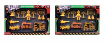 单只回力工程车带配件 - OBL987754