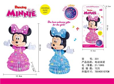 米奇米妮电动万向（带灯光音乐） - OBL988893