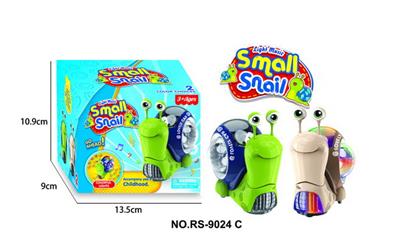 万向灯光音乐投影炫彩闪光电动蜗牛 - OBL989738