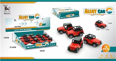 吉普合金回力车 - OBL991429