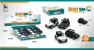 吉普合金回力车 - OBL991431