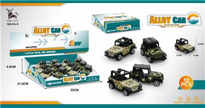 吉普合金回力车 - OBL991432