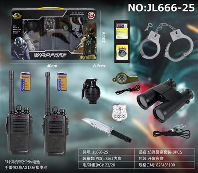 仿真警察套-8PCS - OBL992177