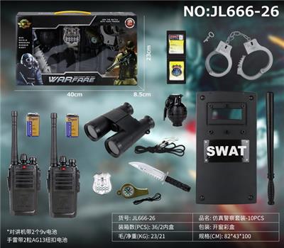 仿真警察套-10PCS - OBL992178