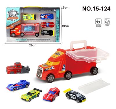 小手提车+AB车仔4只+1个弹射 - OBL995366