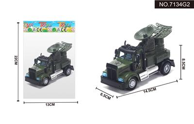 1:64回力美式军事雷达车 - OBL995399