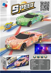 电动万向灯光音乐透明壳跑车 - OBL996235