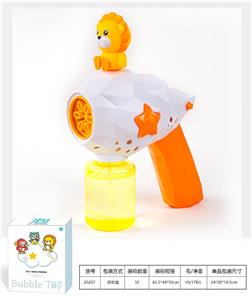 六孔大泡量云朵吹泡泡枪全自动加特林不漏水男女孩户外玩具（狮） - OBL996381