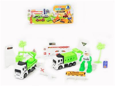 回力工程环卫车套装 - OBL998269