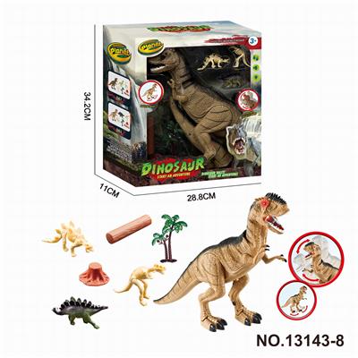 恐龙套装(邹褶龙仿真电动、声音、灯光) - OBL998719