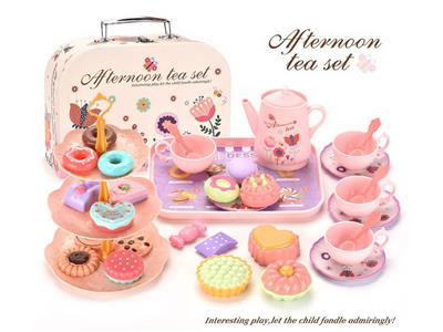 女孩过家家下午茶甜品点心茶具礼品盒套装 - OBL999631