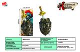 BB001026 - ELECTROPLATED SINGLE SWORD SHIELD