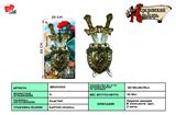BB001053 - BRONZE SINGLE SWORD SHIELD