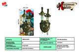 BB001063 - BRONZE DOUBLE SWORD SHIELD