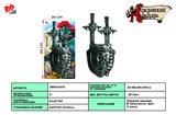BB001073 - ANCIENT SILVER DOUBLE SWORD SHIELD