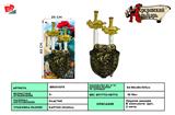BB001075 - ELECTROPLATING DOUBLE SWORD SHIELD.