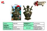 BB001099 - BRONZE DOUBLE SWORD ARMOR WRIST GUARD.