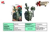 BB001132 - ANCIENT SILVER SINGLE SWORD SHIELD AXE.