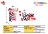 BB001685 - 银灰色购物车+餐具