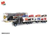BB002203 - INERTIA DOUBLE DECK TRACTOR 2 SECTIONS (CARRYING 8 RACING CARS)