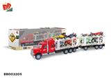 BB002205 - 2 INERTIA DOUBLE DECK TRACTORS (4 MOTORCYCLES AND 4 F1)