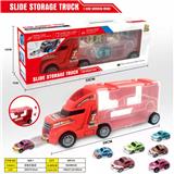 OBL10000953 - 红色货柜车套装