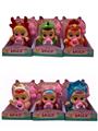 OBL10001591 - 独角兽系列10寸搪胶带四声音乐cry Babies-Tutti Fritti带流眼泪功能，带吸水奶瓶，带奶嘴  .