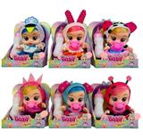 OBL10001630 - 10寸Cry baby全身搪胶带头发新哭泣娃娃带奶嘴奶瓶会喝水流眼泪带音乐带展示盒（6款混）