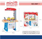 OBL10002390 - 仿真厨房餐台（灯光音乐）