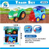 OBL10005060 - 灯光声音卡
通车两只装
(农夫车+火
车)