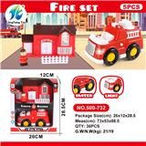 OBL10005078 - 灯光声音消
防车套装(
5PCS)