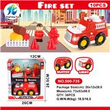 OBL10005081 - 灯光声音消
防车展示套
装(10PCS)