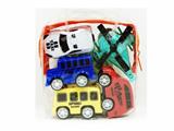 OBL10006583 - 5只庄5.5 CM回力城市车/飞机，5色随机混装