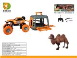 OBL10007112 - 森林猎手系列之中攀爬遥控车拖带骆驼，车身包电，遥控器不包电，2xAA