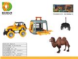 OBL10007133 - 森林猎手系列之中吉普遥控车拖带骆驼,不包电