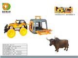 OBL10007143 - 森林猎手系列之中惯性车拖带牦牛