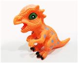 OBL10009333 - 仿真野生动物恐龙实心模型玩具侏罗纪复古儿童玩具亲子互动肿头龙（带哨子）