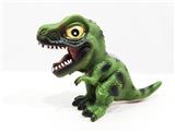 OBL10009341 - 仿真野生动物恐龙实心模型玩具侏罗纪复古儿童玩具亲子互动仿真霸王龙（带哨子）