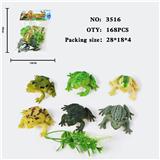 OBL10009359 - 仿真野生动物实心模型玩具儿童玩具亲子互动摆件青蛙（无功能）